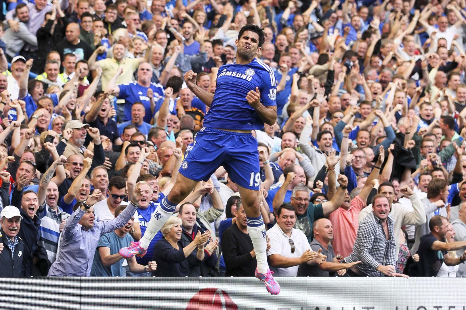 Football Angleterre - Hat trick de Diego Costa, et but de Rémy, Chelsea ...