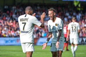 PSG : Mbappé se place bien en dessous de Neymar