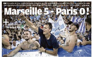 OM : 5-0 pour Marseille, La Provence chambre le PSG !