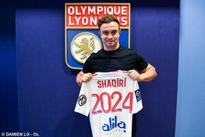 OL : Shaqiri signe à Lyon jusqu'en 2024 pour 11 millions d'euros !