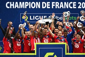 L1 : Lille a reçu son trophée de Champion de France !