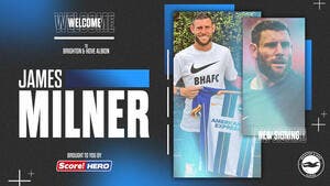 James Milner quitte Liverpool pour Brighton