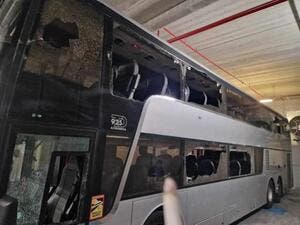 OM-OL : Les bus des supporters lyonnais attaqués également