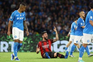 Serie A : Giroud voit double, mais Naples bloque le Milan