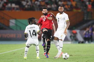 CAN 2024 : L'Égypte accroche le Ghana, mais perd Salah