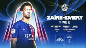 Zaïre-Emery élu meilleur espoir de Ligue 1