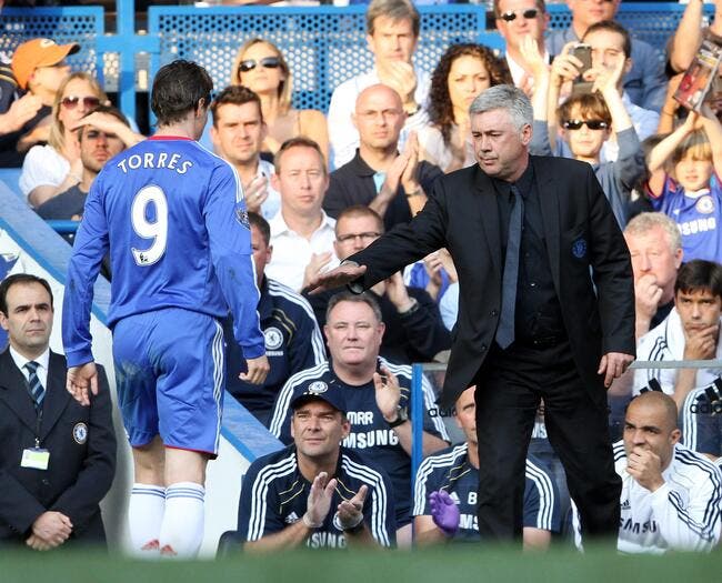 Pour Ancelotti, Chelsea n’aurait pas du recruter Torres