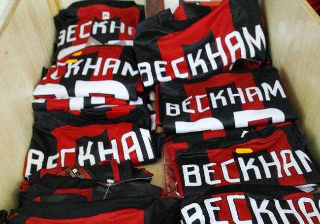 Une livraison de t-shirts « Beckham » au PSG ?
