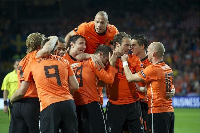 Les Pays-Bas sont qualifiés pour l'Euro 2012 annonce l'UEFA