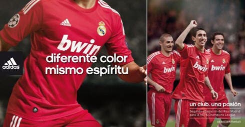 Le Real Madrid jouera avec un maillot rouge !