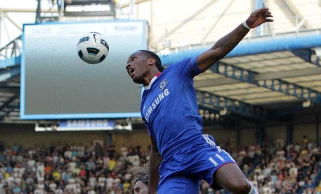 Drogba n'a pas encore toute sa tête à Chelsea