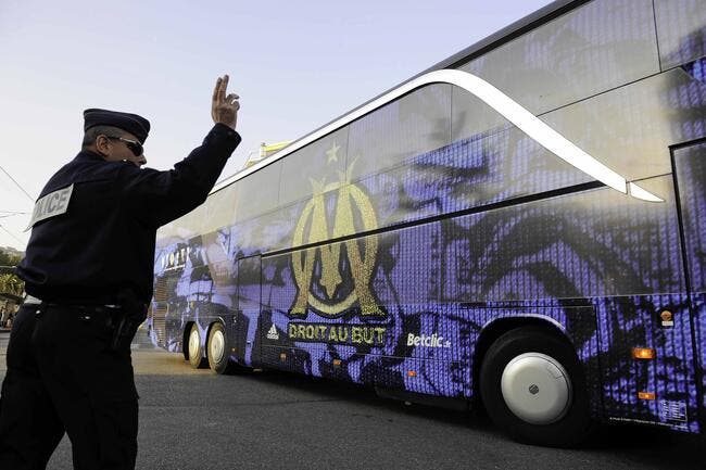 Le bus de l'OM sérieusement chahuté en région parisienne