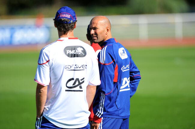 Zidane a foi en Laurent Blanc pour l'Euro avec les Bleus
