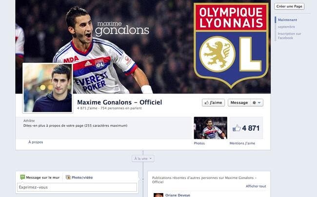 Un faux Maxime Gonalons sévit sur Facebook