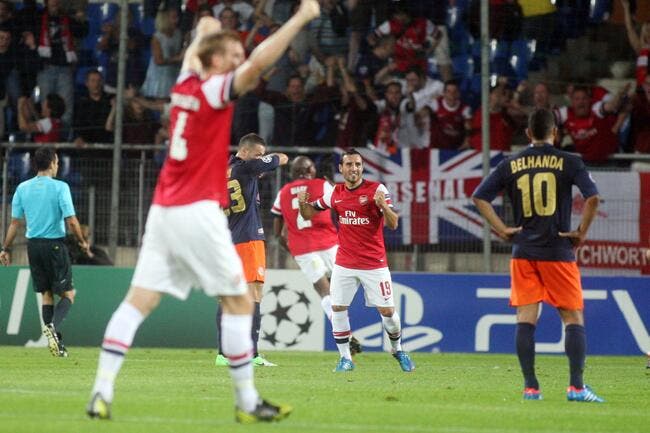Deux minutes fatales pour Montpellier face à Arsenal