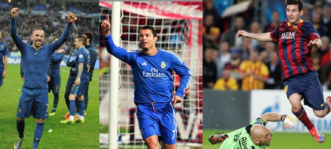 Ballon d'Or : Ribéry, Cristiano Ronaldo et Messi en finale !
