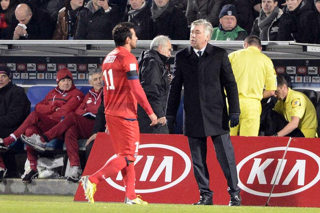Le meilleur au PSG, c'est Ancelotti assure Lavezzi