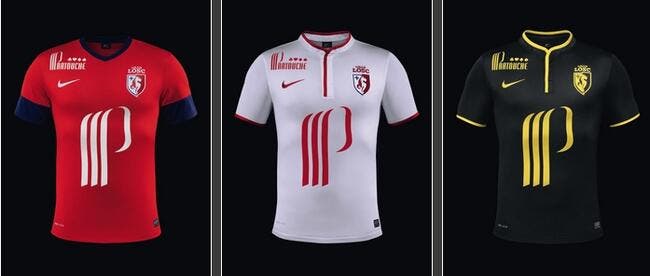 Lille dévoile ses nouveaux maillots pour 2013-2014