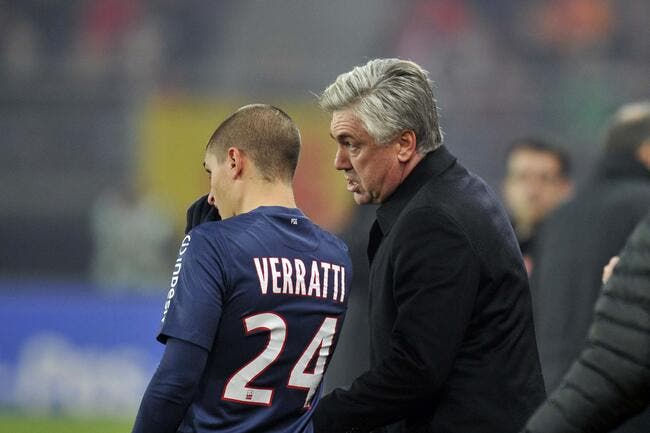 Ancelotti au Real, tant mieux pour lui estime Verratti