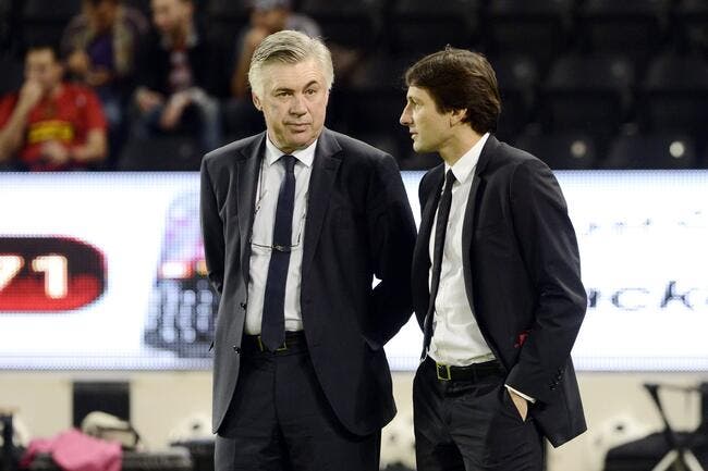Ancelotti ne veut plus avoir Leonardo dans les pattes au PSG
