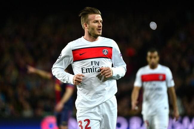 David Beckham au PSG, encore trois matches et c'est fini