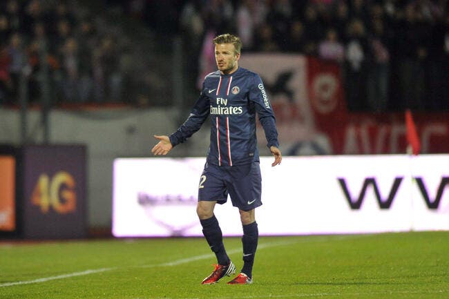 Le PSG prive Lorient de Beckham en raison de son synthétique