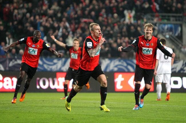 Rennes s'offre Lille, et une demi-finale