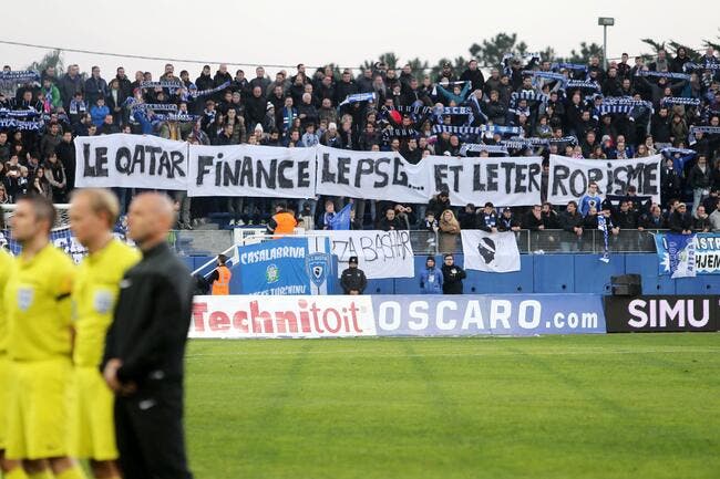 Un huis-clos délocalisé pour Bastia après la banderole anti-Qatar ?