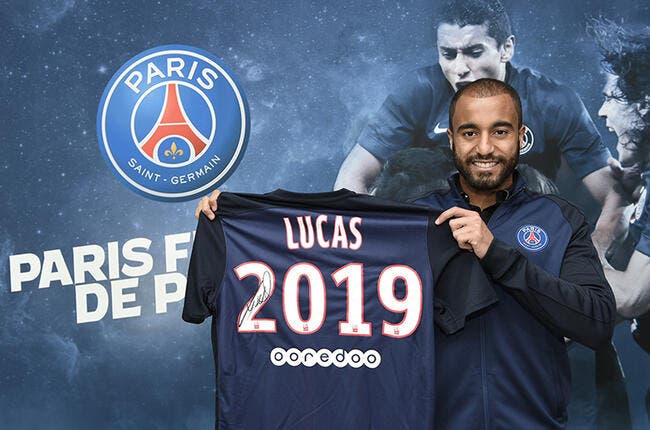 Lucas prolonge au PSG jusqu'en 2019 !