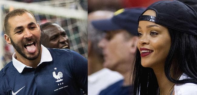 Benzema fait le coup du chapeau avec Rihanna