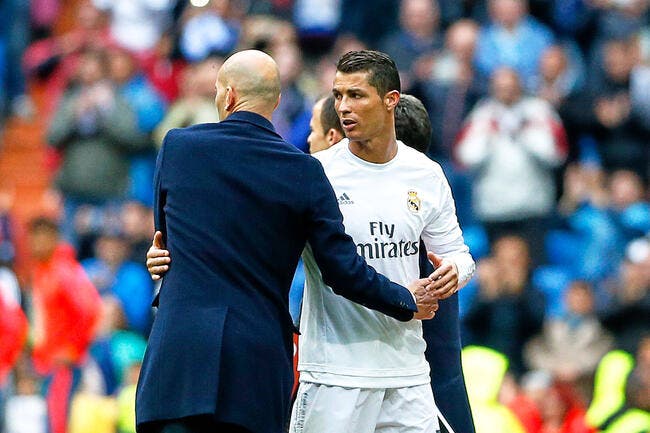Au Real, Zidane se place en-dessous de Cristiano Ronaldo