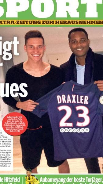 PSG : Draxler au Paris SG, c'est fait et il aura le n°23 !