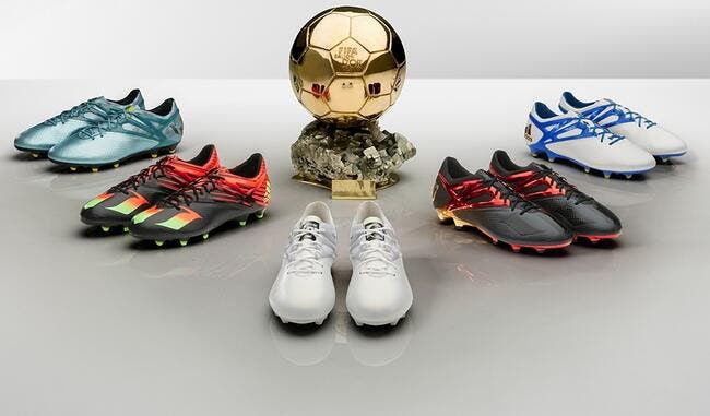 Adidas sort des chaussures spéciales Ballon d'Or pour Lionel Messi