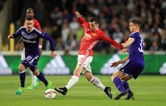 EL : Anderlecht - Manchester United : 1-1