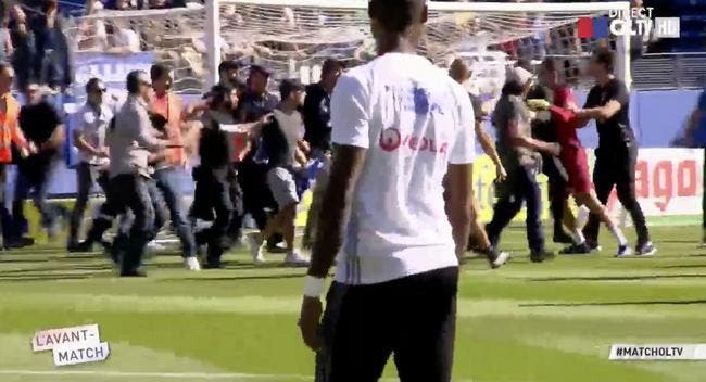 Vidéo : Un stadier de Bastia frappe un joueur de l'OL !