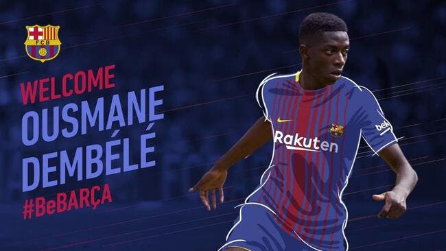 Officiel : Ousmane Dembélé au Barça, c’est fait !