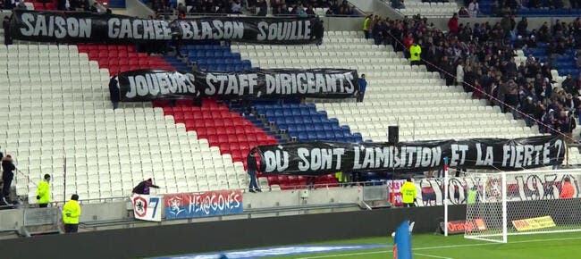 OL : Les Lyonnais accueillis par des sifflets et des banderoles