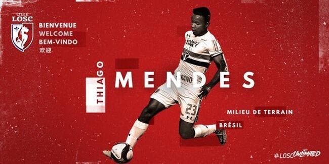 Officiel : Thiago Mendes à Lille jusqu'en 2022