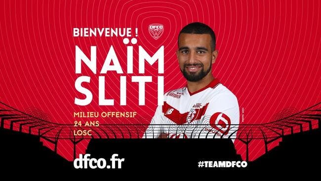 Officiel : Naïm Sliti prêté par Lille à Dijon