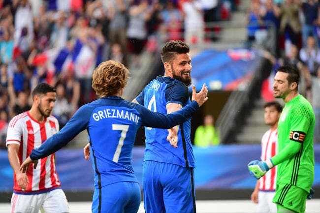 Giroud on fire, la France cartonne le Paraguay