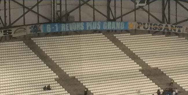 OM : Plusieurs banderoles au Vélodrome pour chambrer le PSG sur le 6-1