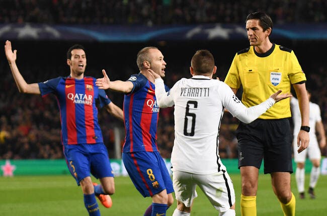 Barça-PSG : Il a été mauvais, l'UEFA ne sanctionnera pas l'arbitre