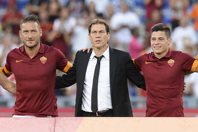 AS Roma : Rudi Garcia rend hommage à « l’extraordinaire » Totti