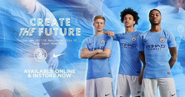 PL : Manchester City dévoile son nouveau maillot domicile