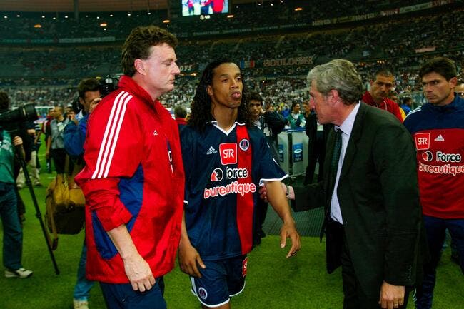 PSG : Ronaldinho le tacle, Luis Fernandez appuie là où ça fait mal