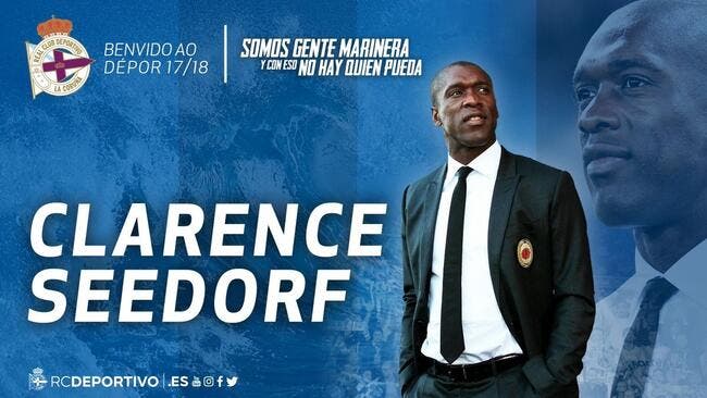 Liga : Clarence Seedorf nouvel entraîneur du Deportivo