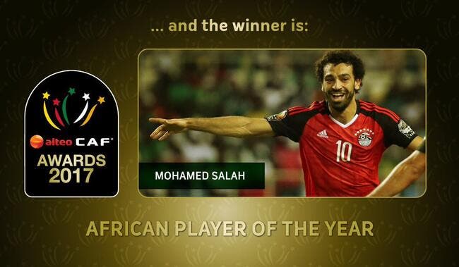 CAF : Mohamed Salah élu meilleur joueur africain de l’année 2017