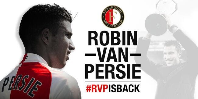 Officiel : Robin Van Persie revient au Feyenoord