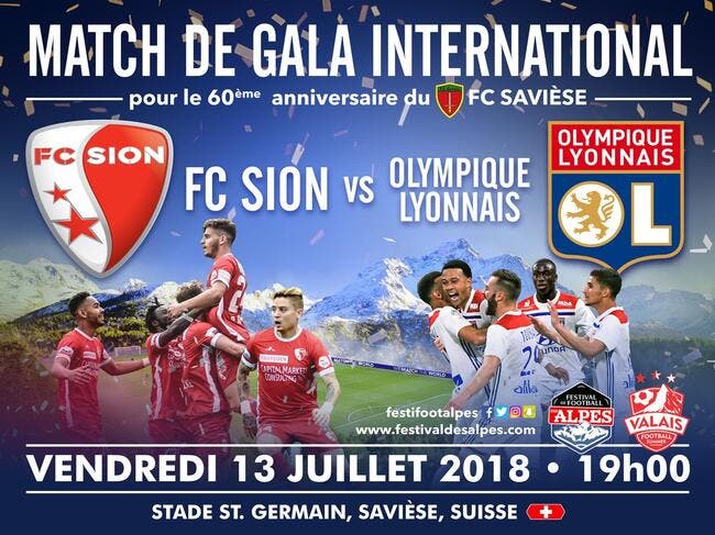 OL : Lyon affrontera un Sion en pleine bourre le 14 juillet