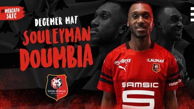 Officiel : Souleyman Doumbia signe à Rennes jusqu'en 2022